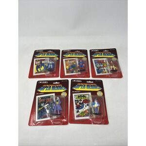 Vintage 1990 DC Comics Super Heroes Batman Joker Ertl Die-Cast Figure Lot Of 5
